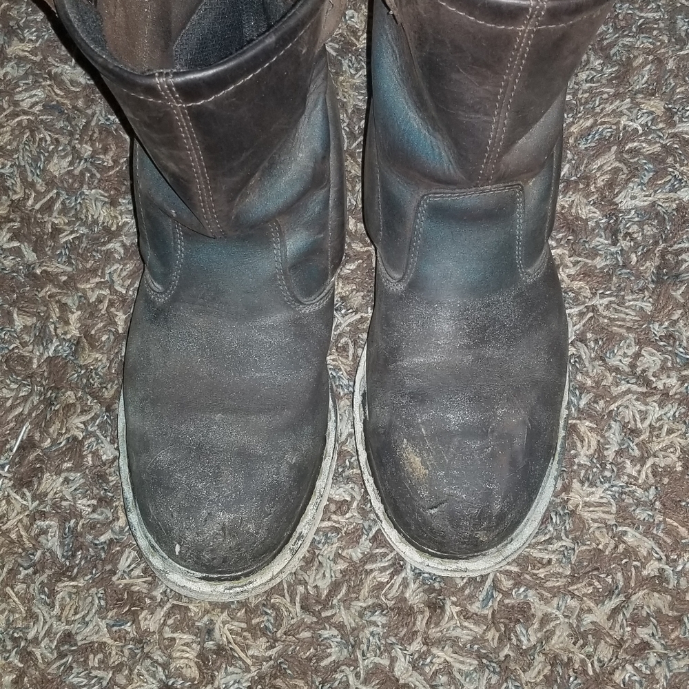 Dr Martens logger steel toe boots